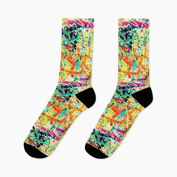 Item preview, Bright Neon Expression Scribble Paint designed and sold by Grey Robinson.