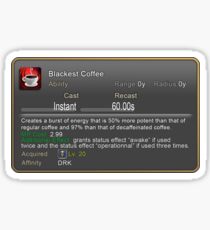 Blackest Coffee Sticker