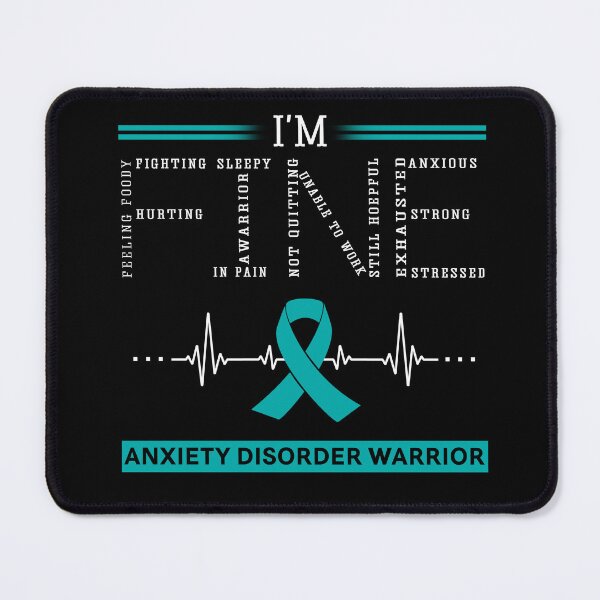 Item preview, I'm Fine Anxiety Disorder Warrior Support Anxiety Disorder Awareness Gifts designed and sold by rechardtee.