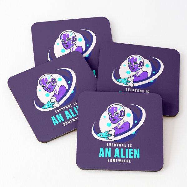 Item preview,  Everyone Is An Alien Somewhere designed and sold by Pearl67.