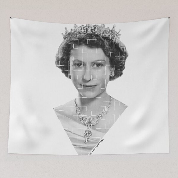 Item preview, HRH Queen Elizabeth II - Tiled Image designed and sold by palmea1.
