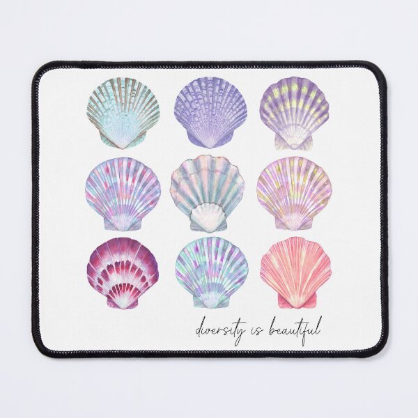 Item preview, Crustaceancore, Nautical, Ocean blush, Christmas, Marine, Ocean, Sea, Shells, Pastel designed and sold by Gabriellina.