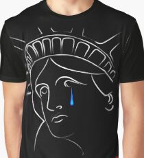 Statue Of Liberty tears Graphic T-Shirt