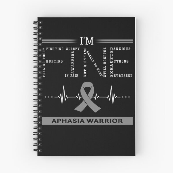 Item preview, I'm Fine Aphasia Warrior Support Aphasia Awareness Gifts designed and sold by rechardtee.