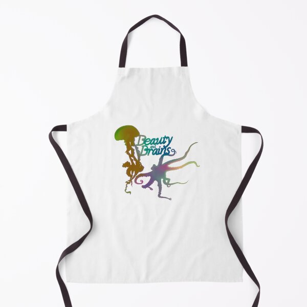 Item preview, Beauty and Brains, Octopus and Jellyfish Duo 2, Hazy Pastel Rainbow, Bold Graphic Design designed and sold by cherdoodles.