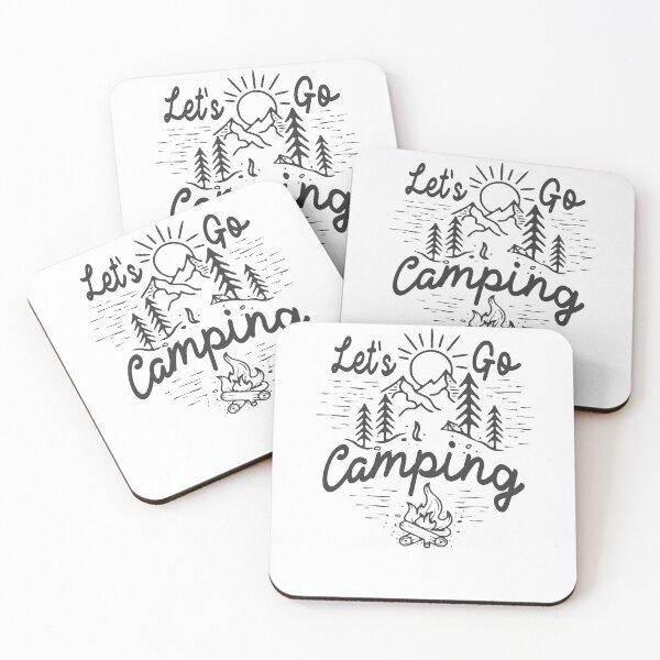 Item preview, Let's Go Camping Outdoor Camper Adventure designed and sold by cidolopez.