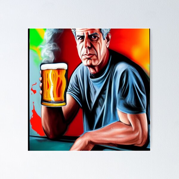 Item preview, Anthony Bourdain and Beer designed and sold by ericcarlosred.