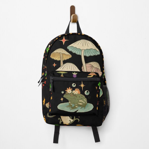 Item preview, Aesthetic Frog Mushroom colorful designed and sold by yssab.