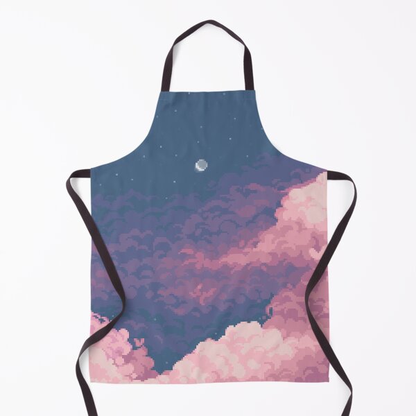 Item preview, Pink and Purple Clouds and Stars ✨ designed and sold by Tofu's Pixel Art Store.