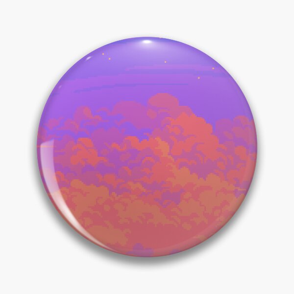 Item preview, Purple and Orange Sunset Clouds ✨ designed and sold by Tofu's Pixel Art Store.
