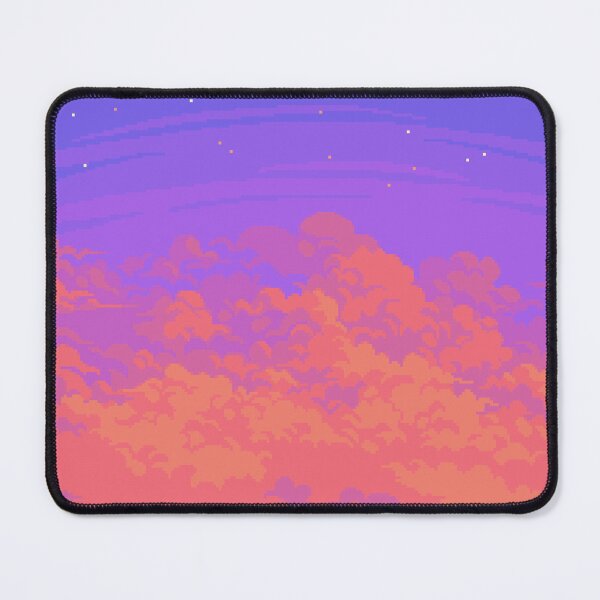 Item preview, Purple and Orange Sunset Clouds ✨ designed and sold by Tofu's Pixel Art Store.