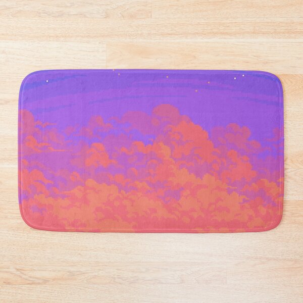 Item preview, Purple and Orange Sunset Clouds ✨ designed and sold by Tofu's Pixel Art Store.