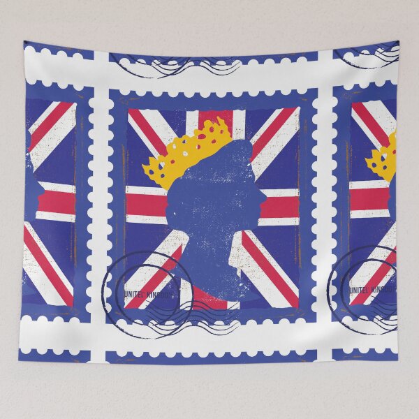 Item preview, UK Flag Monarch Union Jack British Queen  designed and sold by ibeargifts.