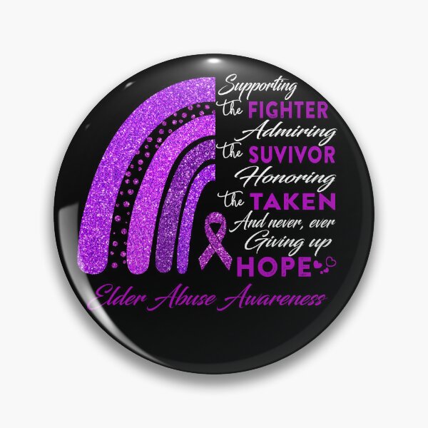 Item preview, Elder Abuse Warrior Supporting Fighter Elder Abuse Awareness designed and sold by Gillosina.