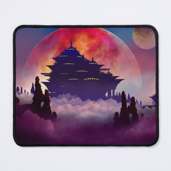 Space Castle Mouse Pad