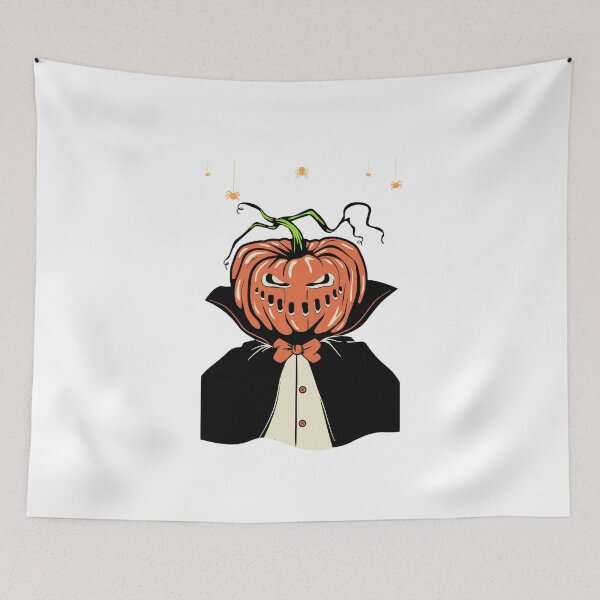 Aperçu de l'œuvre halloween scary pumpkin head créée et vendue par SilverOrGold.