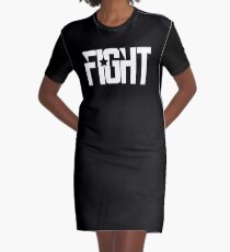 Fight Graphic T-Shirt Dress