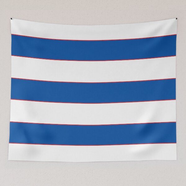 Item preview, QPR Queens Park Rangers 1983 Blue White and Red Hoops designed and sold by Sporting Colour.