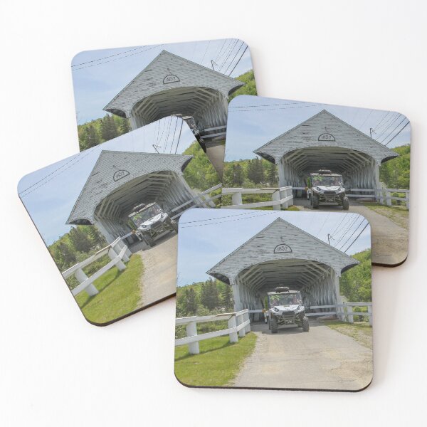 Item preview, A wheeler crossing through a covered bridge  designed and sold by Katherine Rose.