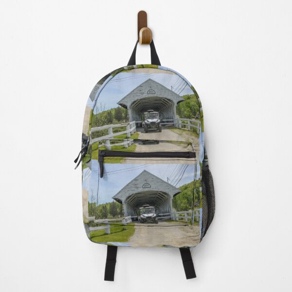 Item preview, A wheeler crossing through a covered bridge designed and sold by Katherine Rose.