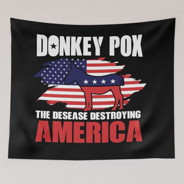 Item preview, DONKEY POX t shirt - The Disease Destroying America Unique Donkey designed and sold by rfmalindo.