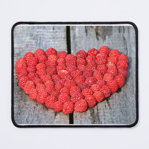 Item preview, Love Raspberries Heart Shape Art on Wood designed and sold by sharefaith.