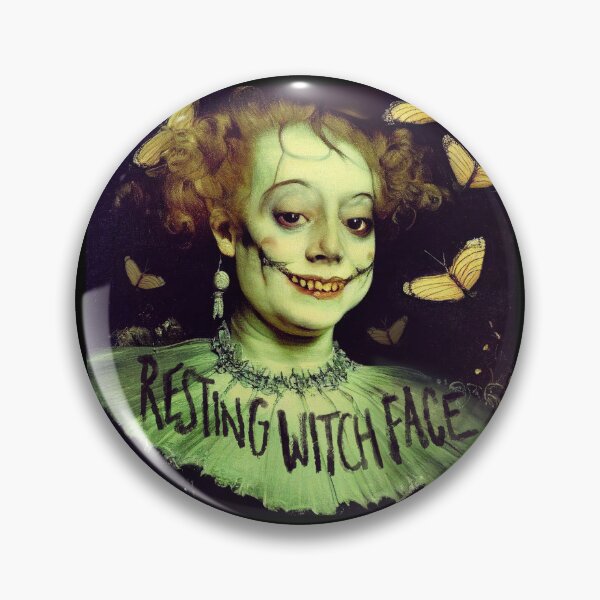Item preview, Resting Witch Face - Funny Halloween designed and sold by Mental Synthetics.