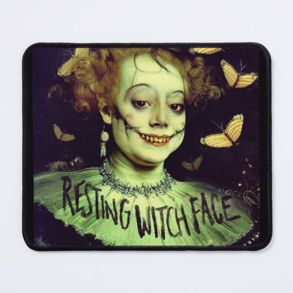 Item preview, Resting Witch Face - Funny Halloween designed and sold by Mental Synthetics.