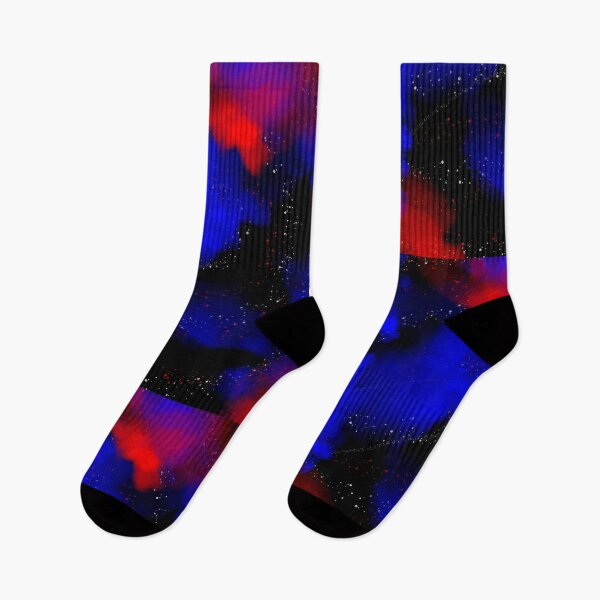 Aperçu de l'œuvre Influence galactique Bleu et rouge créée et vendue par RemieJames.