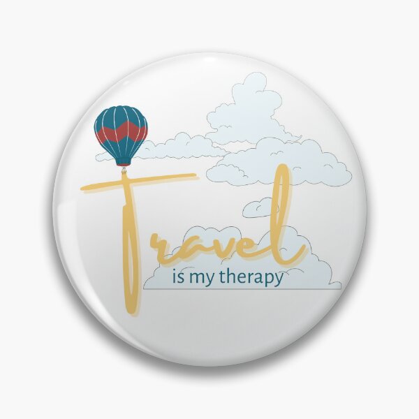 Item preview, Travel is my therapy digital  designed and sold by SoulBright.