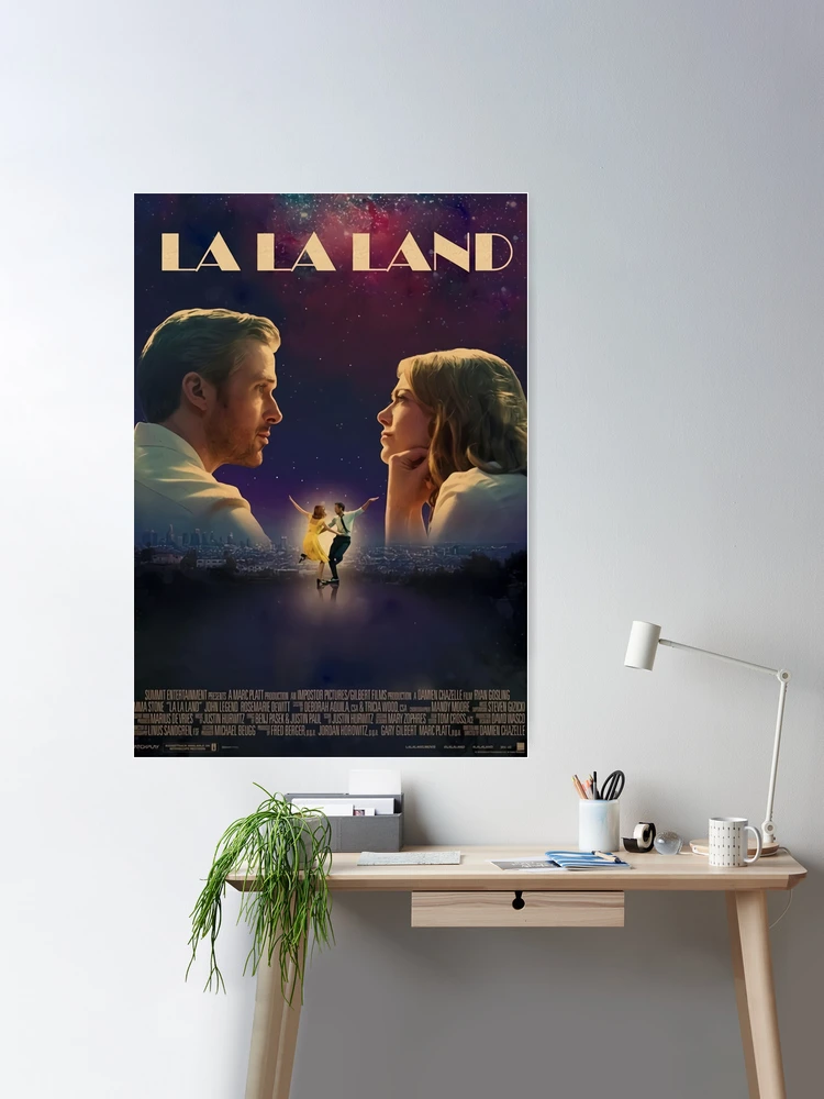 Poster for Sale avec l'œuvre « Comédie musicale romantique La La Land » de l 'artiste Joseph M Oliver