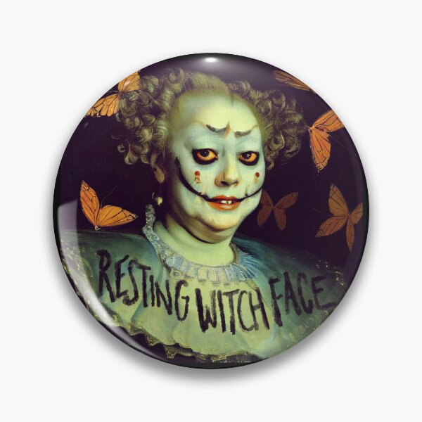 Item preview, Resting Witch Face - Funny Halloween designed and sold by Mental Synthetics.
