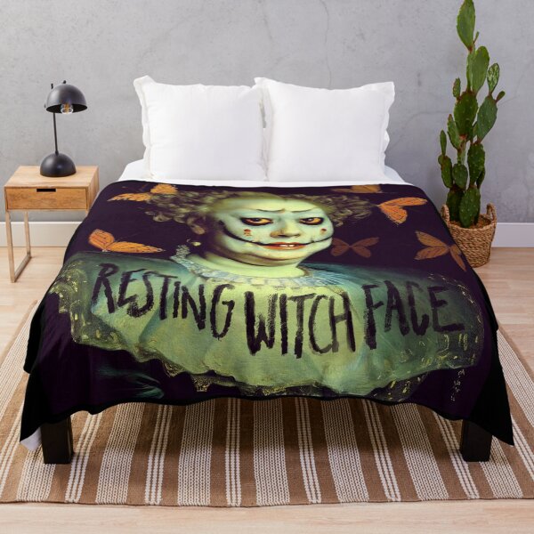 Item preview, Resting Witch Face - Funny Halloween designed and sold by Mental Synthetics.