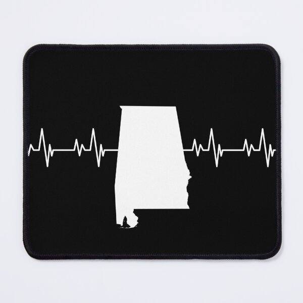 Item preview, Alabama Heartbeat Pulse Line designed and sold by TubularTees.