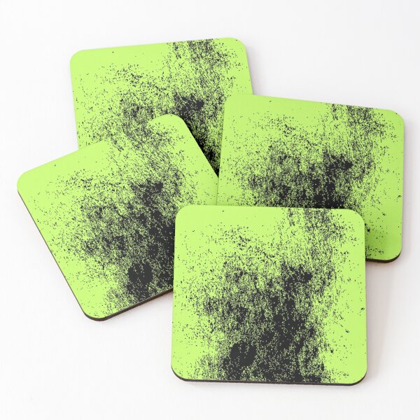 Item preview, Dusty Black Ink Splash with Green Background designed and sold by MyArt23.