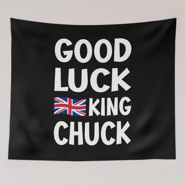 Item preview, GOOD LUCK KING CHUCK designed and sold by ittybittyowl.