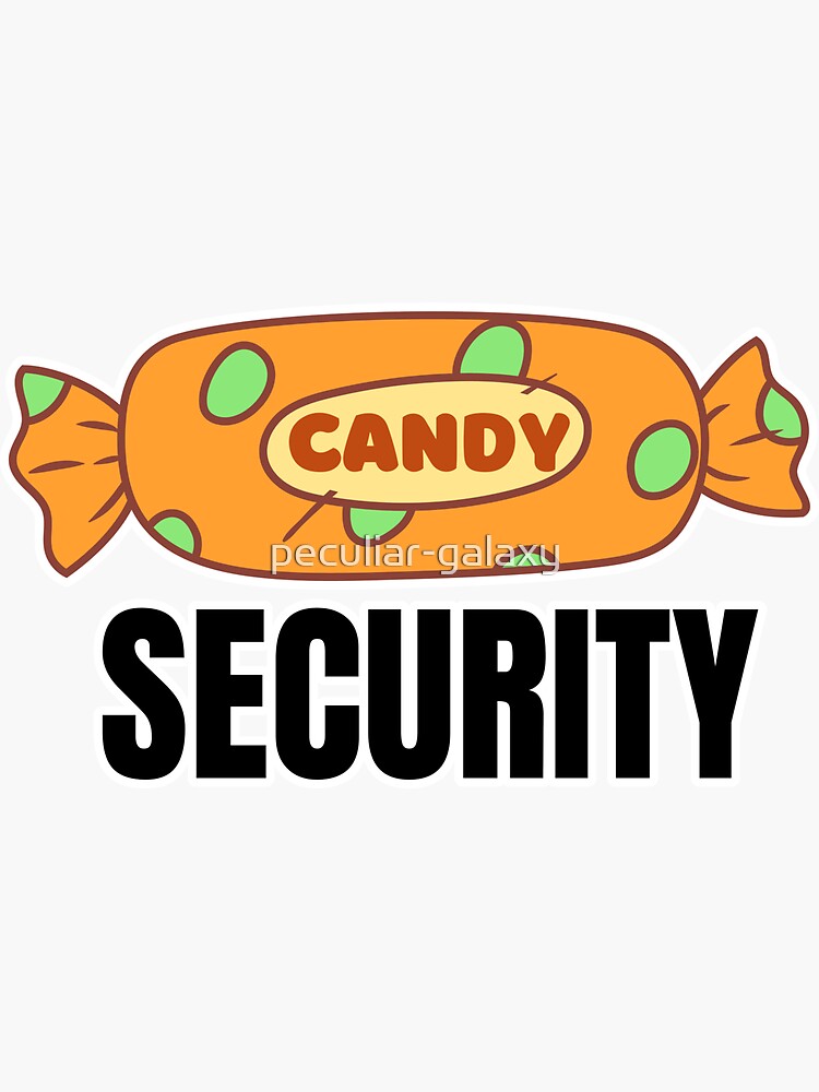 "Candy Security In a Candy Adult Halloween Costume For Mom And Dad