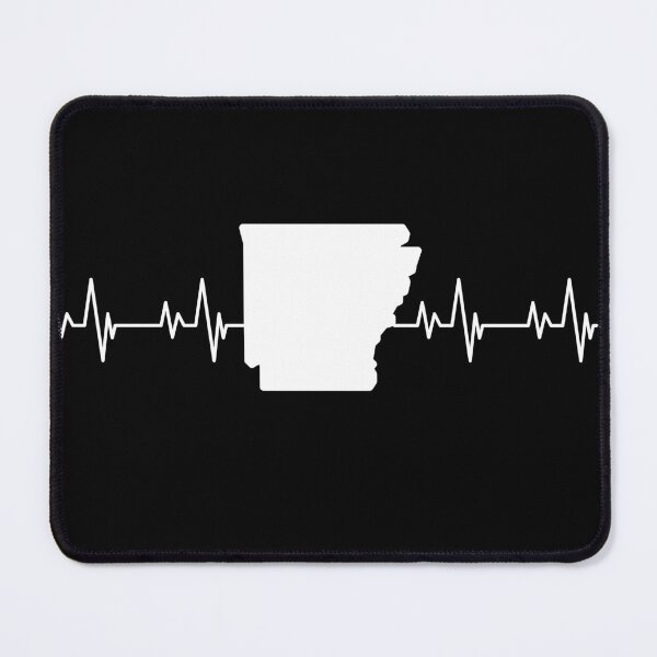 Item preview, Arkansas Heartbeat Pulse Line designed and sold by TubularTees.
