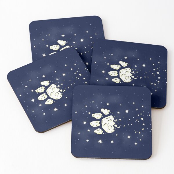 Item preview, Cat Paw Asteroid In Midnight Blue designed and sold by BuyByButterfly.