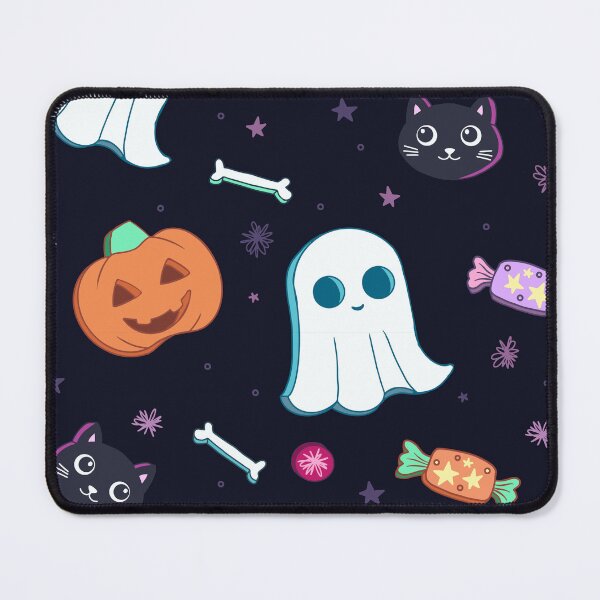 Item preview, Lindo patrón de Halloween inspirado en galletas dulces. Ilustraciones originales en estilo retro de dibujos animados. designed and sold by ChrisiMM.