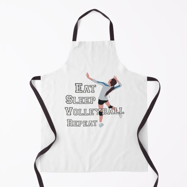 Item preview, Eat Sleep Volleyball Repeat - Volleyball player about to hit the ball designed and sold by I Am Skye With An E.