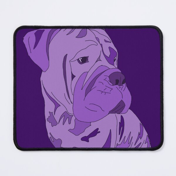 Item preview, Purple Wrinkly Mastiff Dog designed and sold by corvideity.