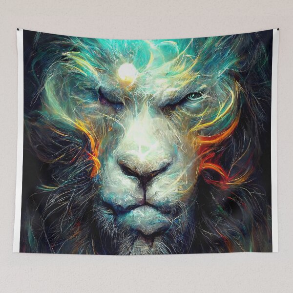 Item preview, Lion art designed and sold by AICustomArt ⭐⭐⭐⭐⭐.