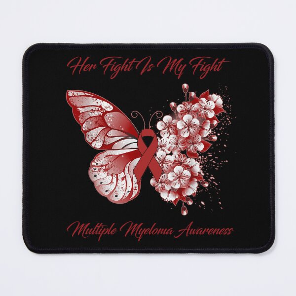 Item preview, Her Fight Is My Fight Multiple Myeloma Awareness Butterfly Ribbon Gifts designed and sold by Adropine.