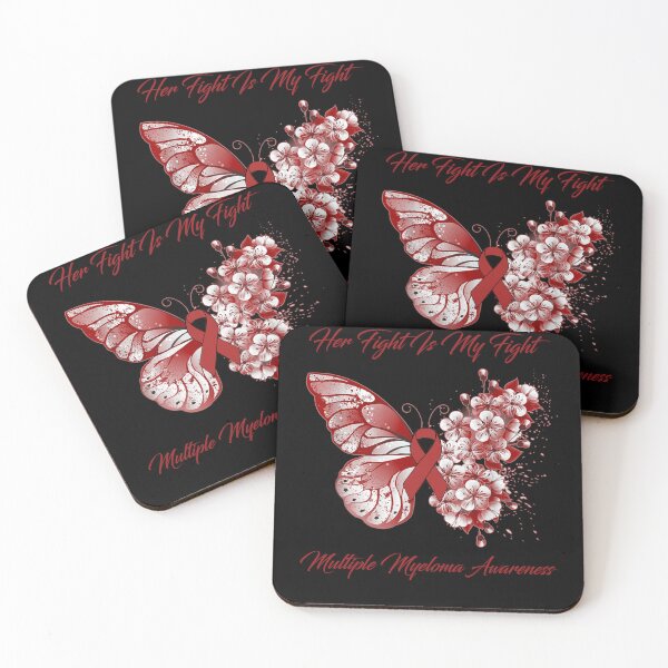 Item preview, Her Fight Is My Fight Multiple Myeloma Awareness Butterfly Ribbon Gifts designed and sold by Adropine.