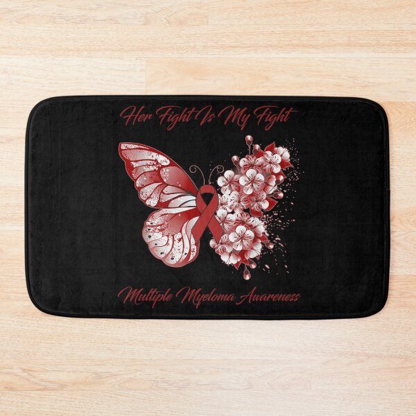 Item preview, Her Fight Is My Fight Multiple Myeloma Awareness Butterfly Ribbon Gifts designed and sold by Adropine.
