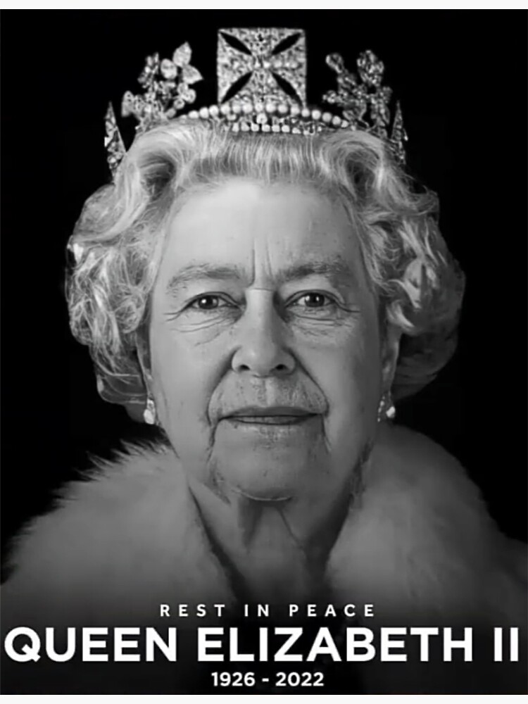 "Queen Elizabeth 2 rest in peace" Sticker for Sale by jinjeon Redbubble