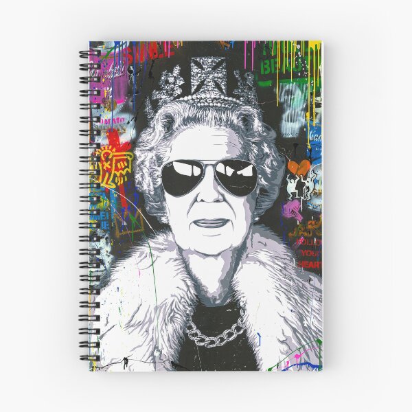 Item preview, Queen Elizabeth II Art Graffiti Style designed and sold by SharpWallArts.