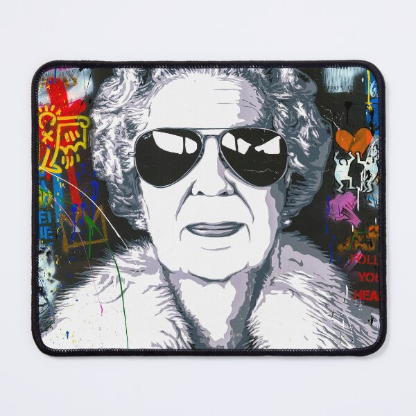 Item preview, Queen Elizabeth II Art Graffiti Style designed and sold by SharpWallArts.