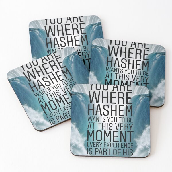 Item preview, You are where Hashem wants you to be at this very moment. Every experience is part of His Divine Plan designed and sold by Stories To Inspire - Motivational Jewish Quotes.